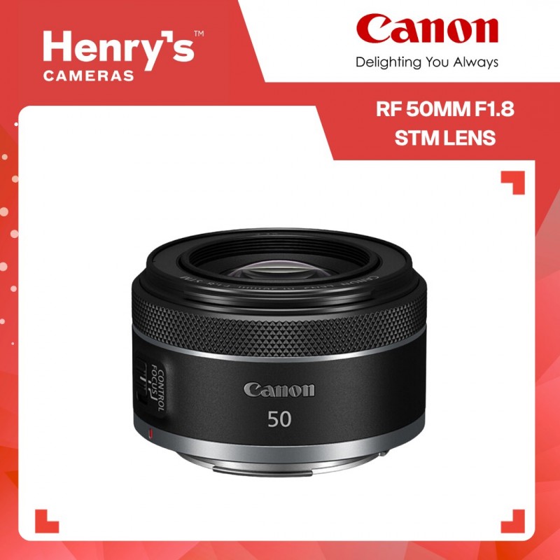 CANON RF 50MM F1.8 STM LENS